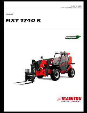 Teleskopski utovarivači Manitou MXT 1740 K
