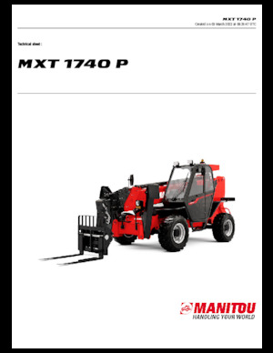 Teleskopski utovarivači Manitou MXT 1740 P