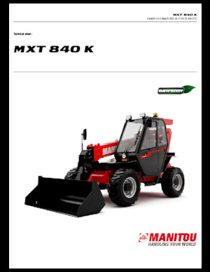 Teleskopski utovarivači Manitou MXT 840 K