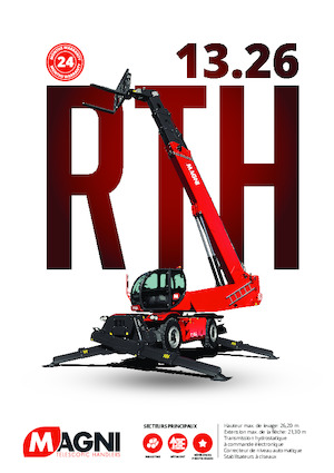 Rotirajući teleskopski utovarivači MAGNI RTH 13.26 SH