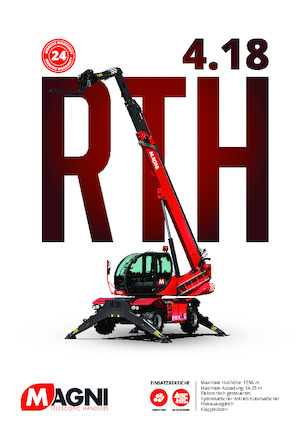 Rotirajući teleskopski utovarivači MAGNI RTH 4.18 Smart