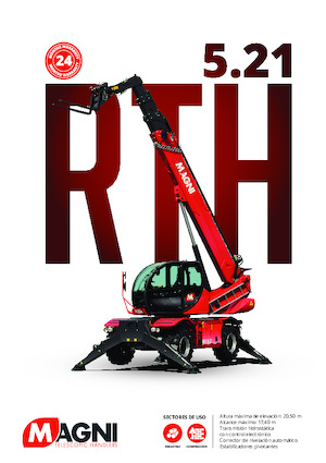 Rotirajući teleskopski utovarivači MAGNI RTH 5.21 Smart