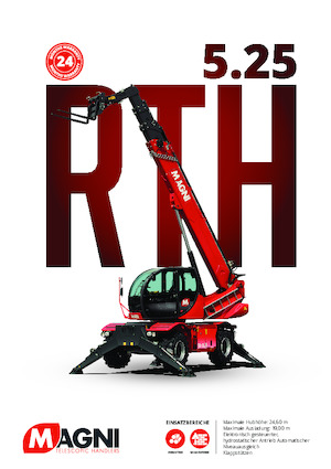 Rotirajući teleskopski utovarivači MAGNI RTH 5.25 Smart
