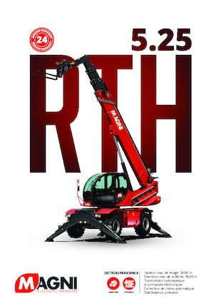 Rotirajući teleskopski utovarivači MAGNI RTH 5.25 SH