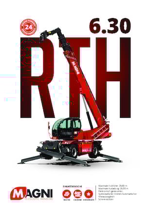 Rotirajući teleskopski utovarivači MAGNI RTH 6.30 SH