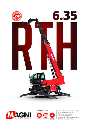 Rotirajući teleskopski utovarivači MAGNI RTH 6.35 SH
