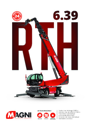 Rotirajući teleskopski utovarivači MAGNI RTH 6.39 SH