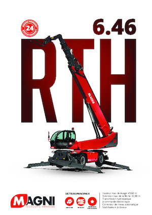 Rotirajući teleskopski utovarivači MAGNI RTH 6.46 SH