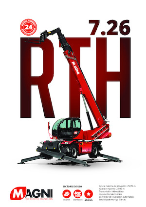 Rotirajući teleskopski utovarivači MAGNI RTH 7.26 SH