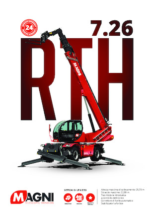 Rotirajući teleskopski utovarivači MAGNI RTH 7.26 SH