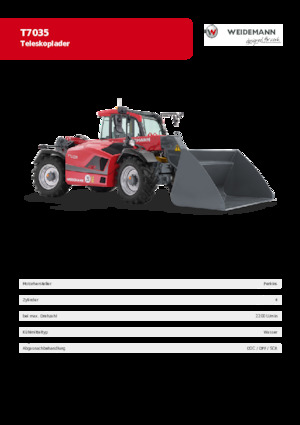 Teleskopski utovarivači Weidemann T7035 