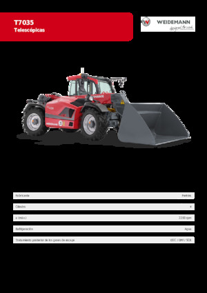 Teleskopski utovarivači Weidemann T7035 