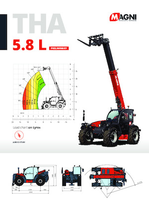 Teleskopski utovarivači MAGNI THA 5.8 L