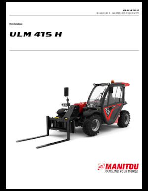 Teleskopski utovarivači Manitou ULM 415 H