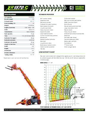Teleskopski utovarivači Xtreme XR1570-C