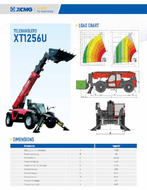 Teleskopski utovarivači XCMG XT1256U