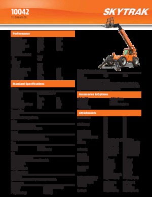 Teleskopski utovarivači JLG 10042