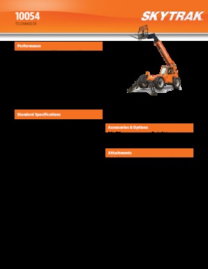 Teleskopski utovarivači JLG 10054