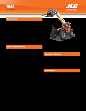Teleskopski utovarivači JLG 1644