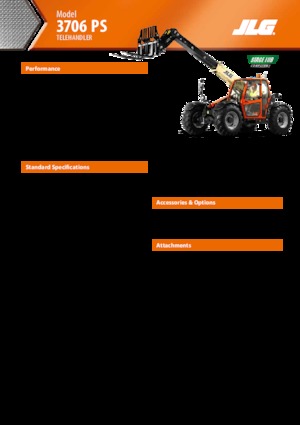 Teleskopski utovarivači JLG 3706 PS
