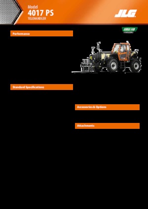 Teleskopski utovarivači JLG 4017 PS