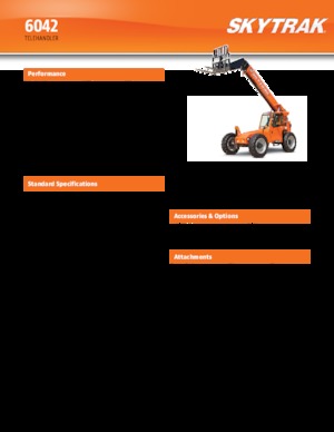 Teleskopski utovarivači JLG 6042
