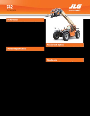 Teleskopski utovarivači JLG 742
