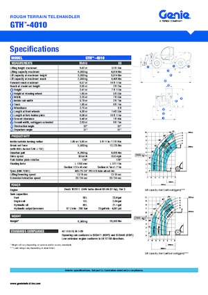 Teleskopski utovarivači Genie GTH 4010 Turbo