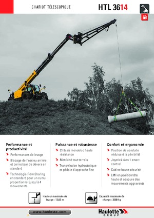 Teleskopski utovarivači Haulotte HTL3614