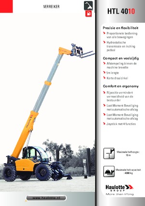 Teleskopski utovarivači Haulotte HTL4010