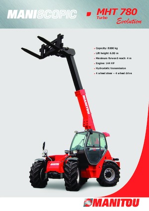Teleskopski utovarivači Manitou MHT 780