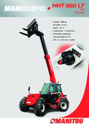 Teleskopski utovarivači Manitou MHT 860