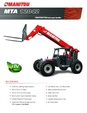 Teleskopski utovarivači Manitou MTA 12042