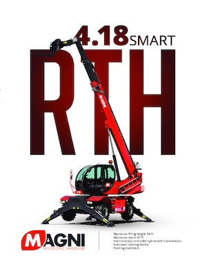 Rotirajući teleskopski utovarivači MAGNI RTH 4.18 Smart