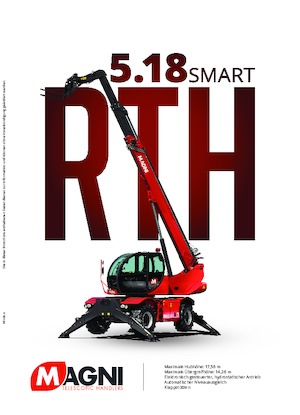 Rotirajući teleskopski utovarivači MAGNI RTH 5.18 Smart