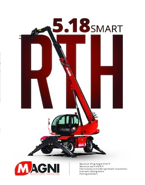 Rotirajući teleskopski utovarivači MAGNI RTH 5.18 Smart