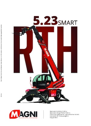 Rotirajući teleskopski utovarivači MAGNI RTH 5.23 Smart