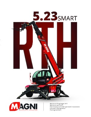 Rotirajući teleskopski utovarivači MAGNI RTH 5.23 Smart