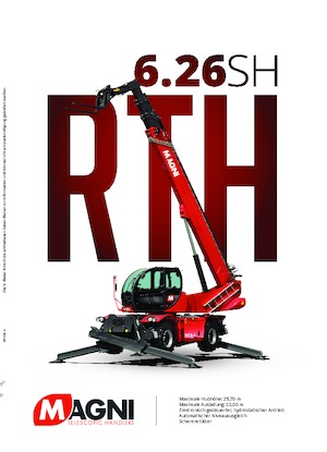 Rotirajući teleskopski utovarivači MAGNI RTH 6.26 SH