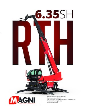 Rotirajući teleskopski utovarivači MAGNI RTH 6.35 SH
