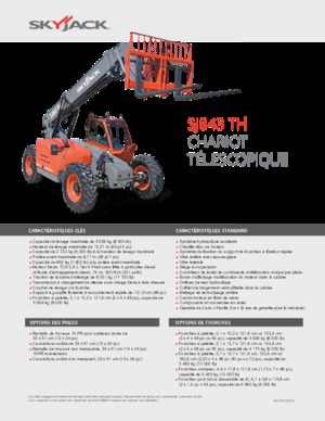 Teleskopski utovarivači Skyjack SJ843 TH