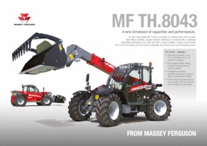 Teleskopski utovarivači Massey Ferguson TH.8043