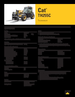Teleskopski utovarivači Caterpillar TH255C