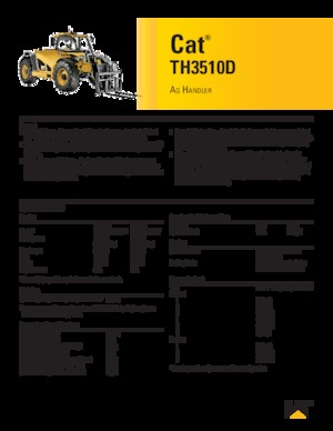 Teleskopski utovarivači Caterpillar TH3510D