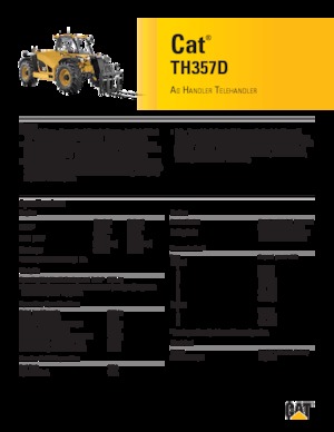 Teleskopski utovarivači Caterpillar TH357D
