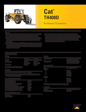 Teleskopski utovarivači Caterpillar TH408D