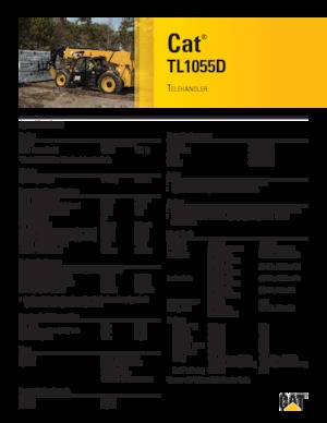 Teleskopski utovarivači Caterpillar TL1055D