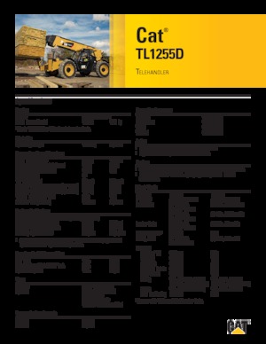 Teleskopski utovarivači Caterpillar TL1255D