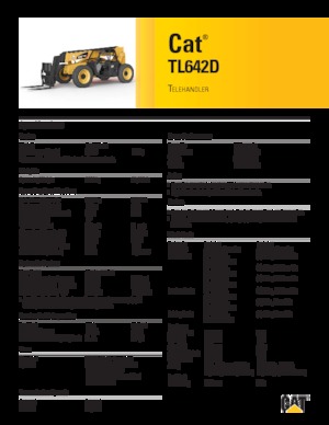 Teleskopski utovarivači Caterpillar TL642D