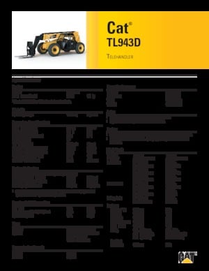 Teleskopski utovarivači Caterpillar TL943D